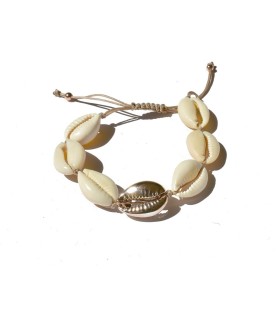 Cowrie shell bracelet